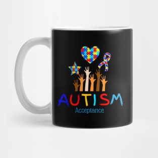 Autism Acceptance for Autism warrior Mug